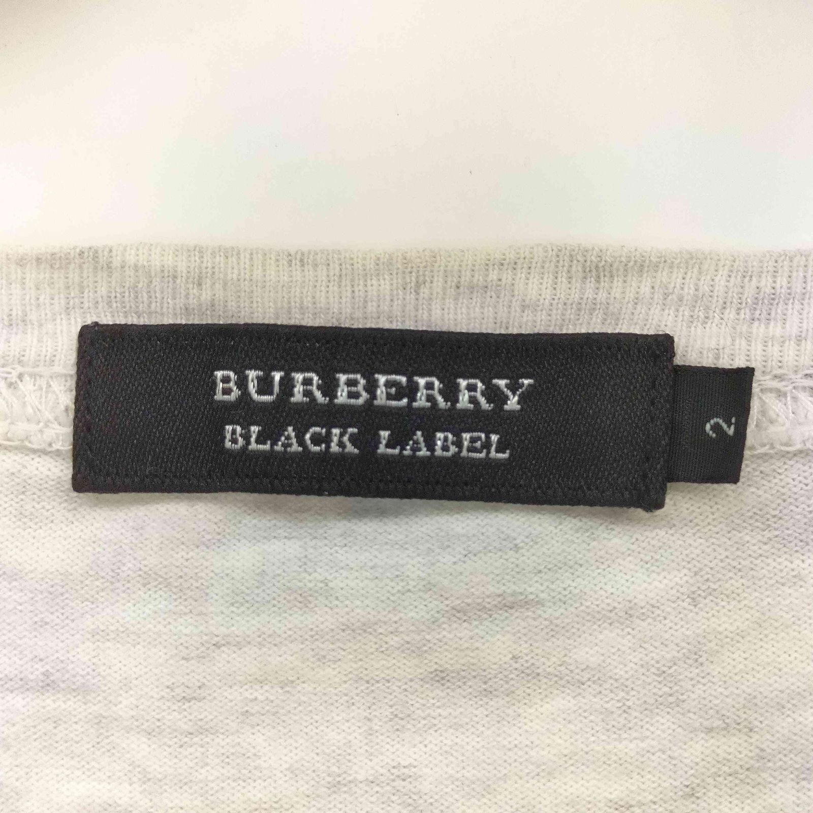 バーバリーブラックレーベル BURBERRY BLACK LABEL ロゴ刺繍