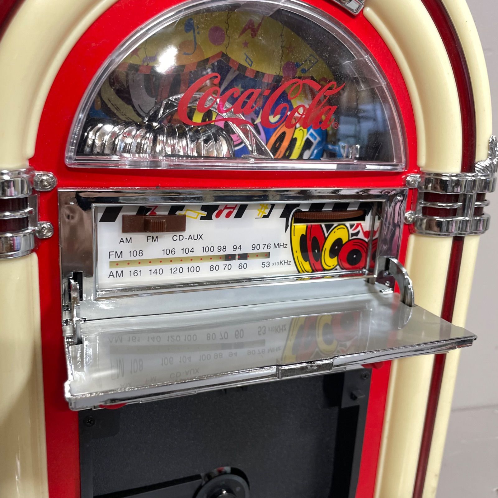 希少　ジュークボックス　ラジオ　レトロ　昭和 COKE ジュークボックス ラジオ 昭和レトロ アンティーク 26 18