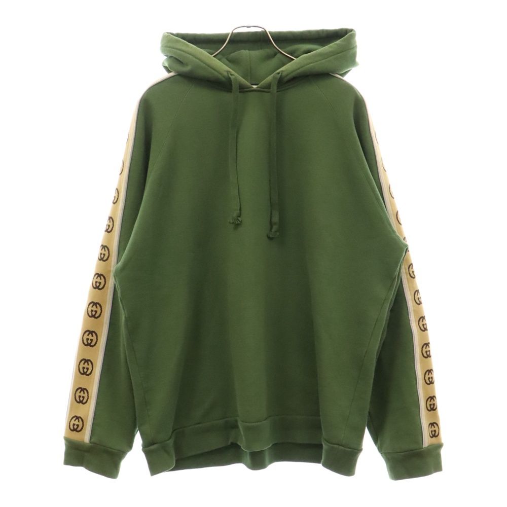 GUCCI (グッチ) コットンジャージーフーデッドスウェットシャツ GUCCI (グッチ) コットンジャージーフーデッドスウェットシャツ