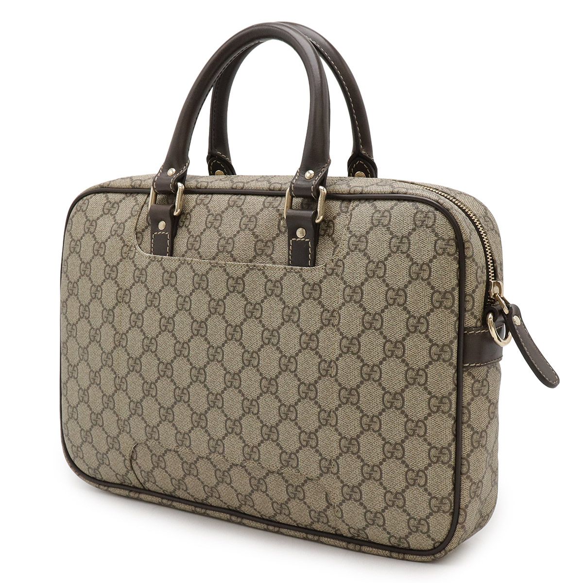 GUCCI グッチ　バンブー　2way ビジネスバッグ　ブリーフケース　ブラウン 楽天市場】【バッグ】GUCCI グッチ GGキャンバス バンブー 2WAY