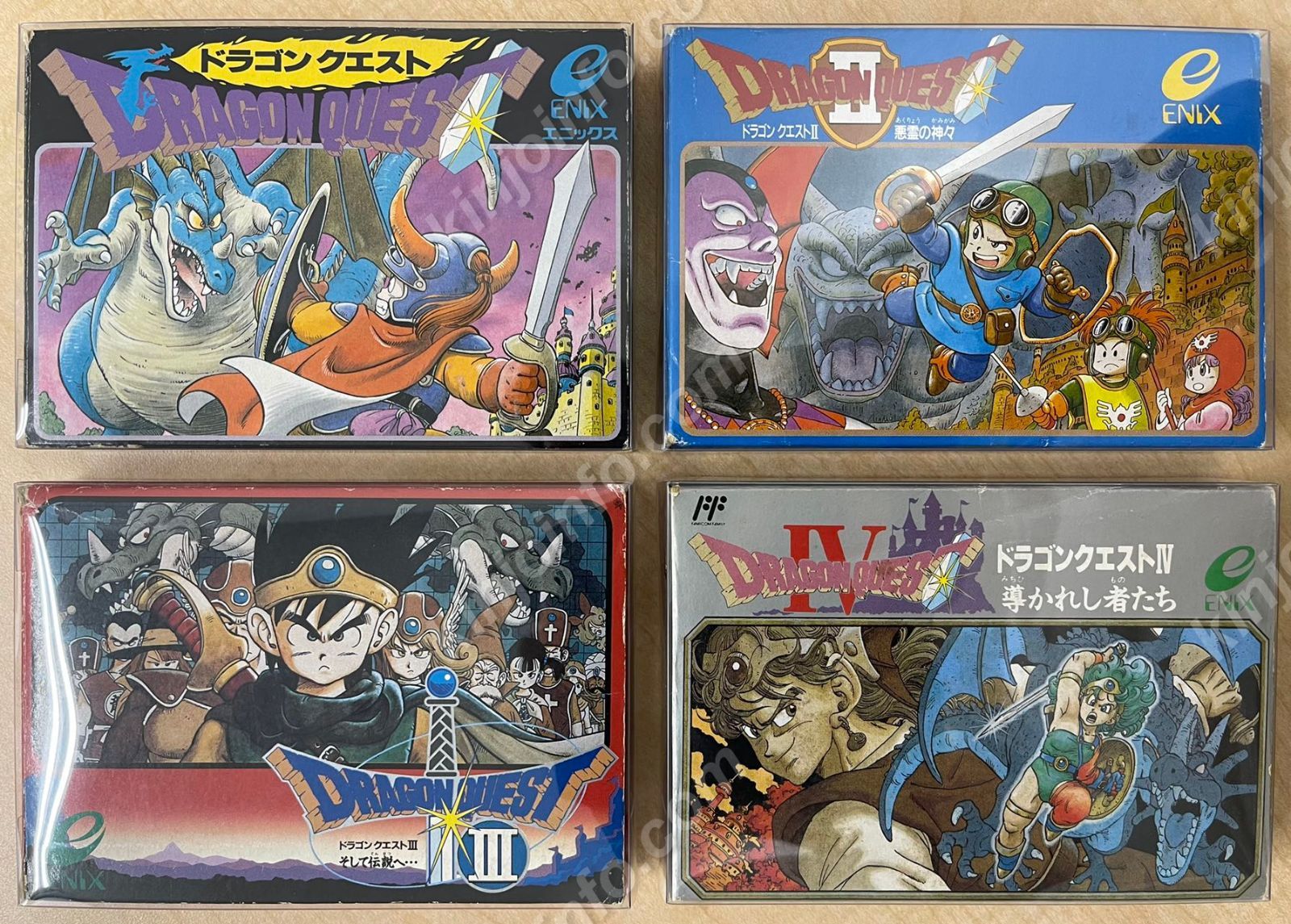 ドラゴンクエストシリーズ I〜IV【中古美品・完品・FC日本版】 - メルカリ ドラゴンクエストシリーズ I〜IV【中古美品・完品・FC日本版】 - メルカリ