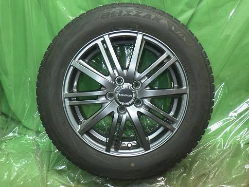 BRIDGESTONE スタッドレス 21年製 BALMINUM 15インチ ブリヂストン ブリザックVRX2