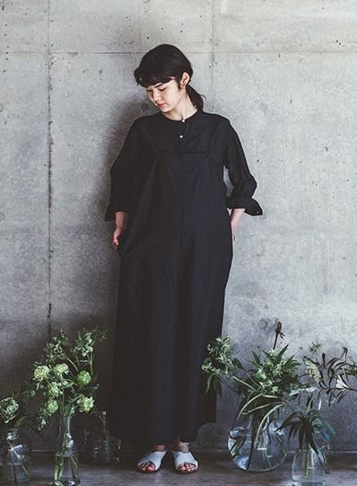 miiThaaii ミーターイー チャリタリ サロペット BLACK ノアール FJW006 