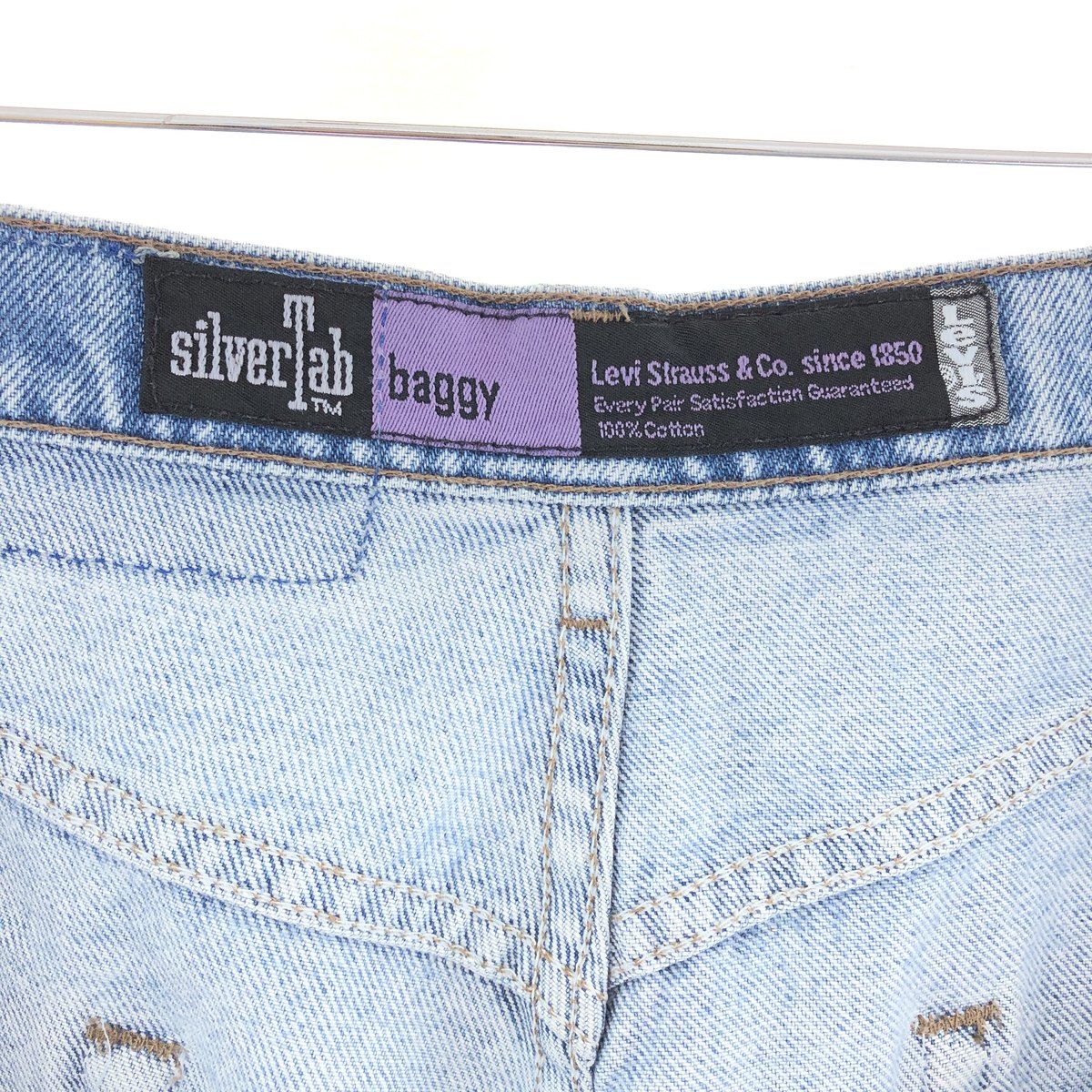 Levi’s silverTab リーバイス　シルバータブ　バギーショーツ　古着 リーバイス シルバータブ バギー ショートパンツ グレー デニム