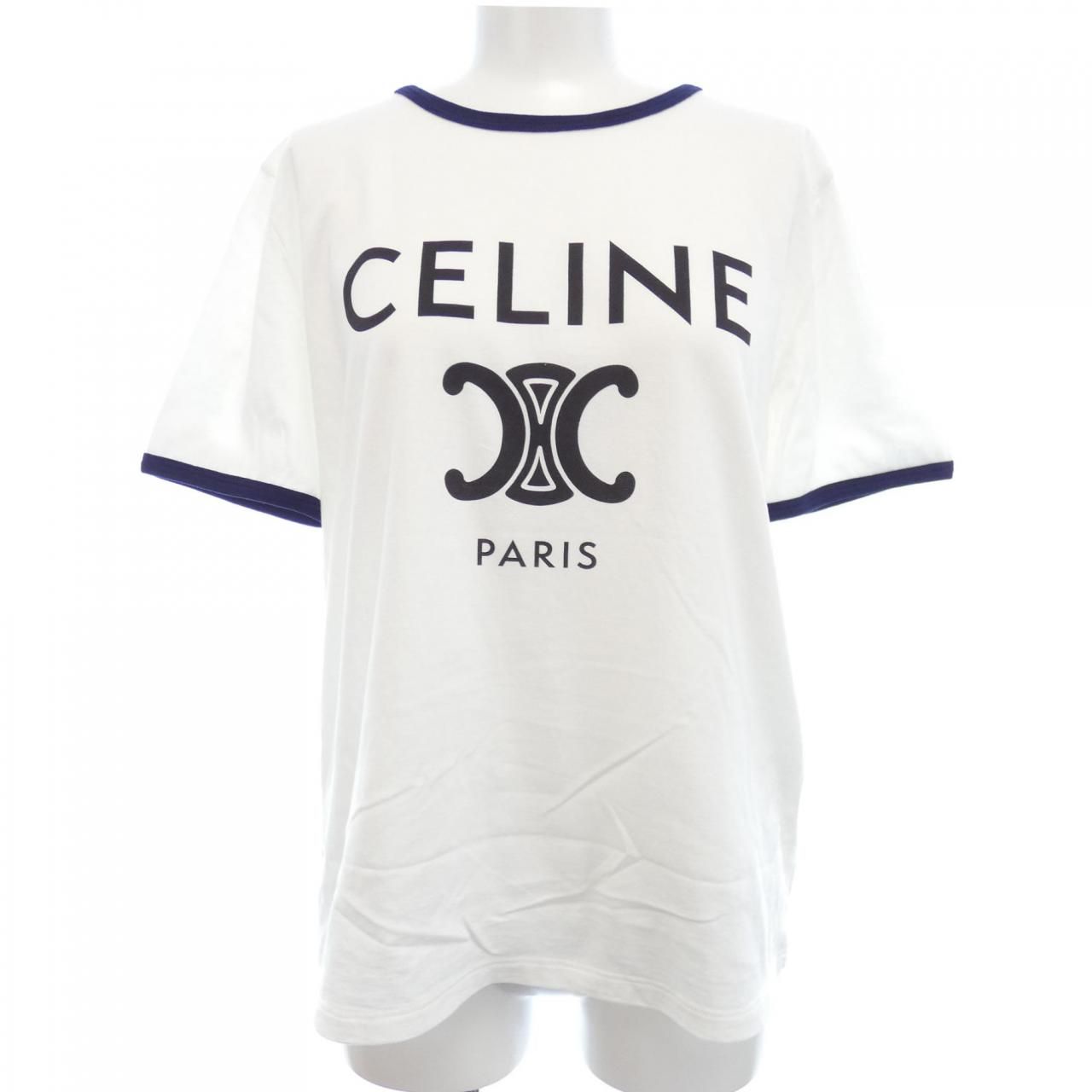CELINE　セリーヌ　トリオンフ　Tシャツ　メルカリ購入 芸能人着用 CELINE セリーヌ トリオンフ ルーズTシャツ tシャツ