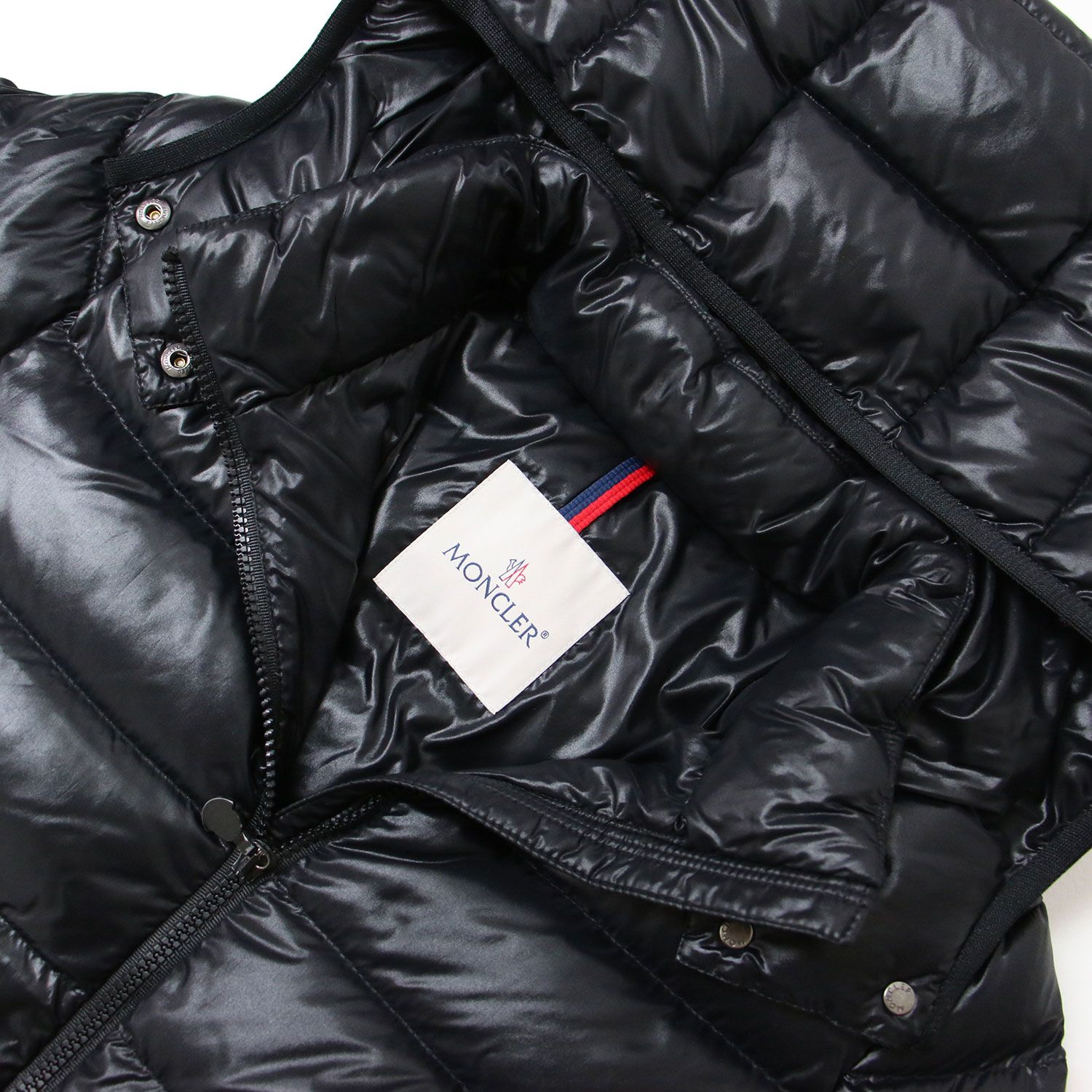 美品 MONCLER モンクレール ジャケット ブラック 黒 14A(164cm) Moka