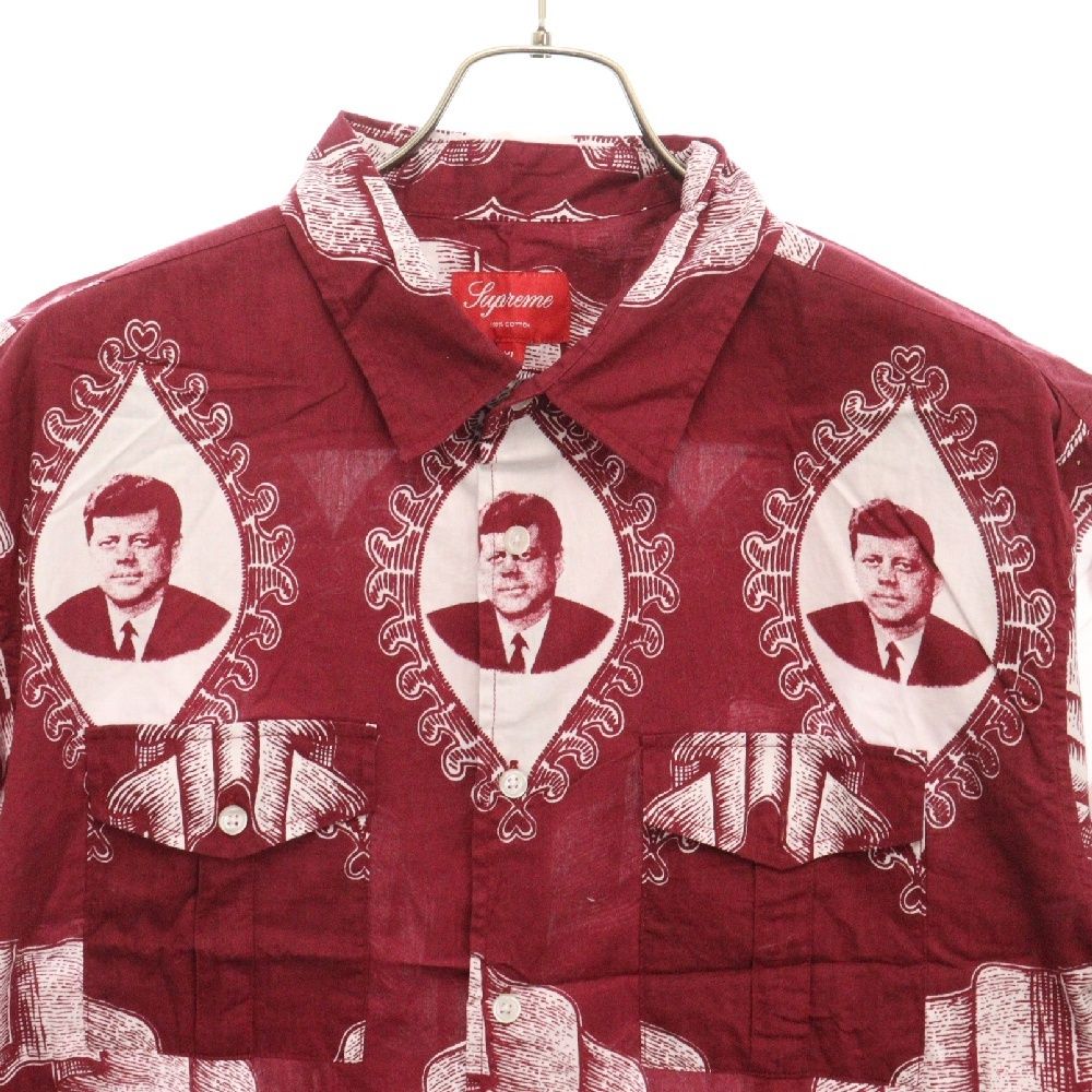 SUPREME (シュプリーム) 13SS Kennedy Shirt ケネディ 総柄 半袖シャツ  