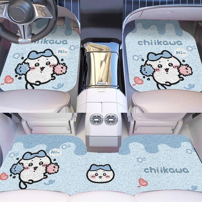 ちいかわ 車用マット ハチワレ うさぎ カーマット 車のフロア