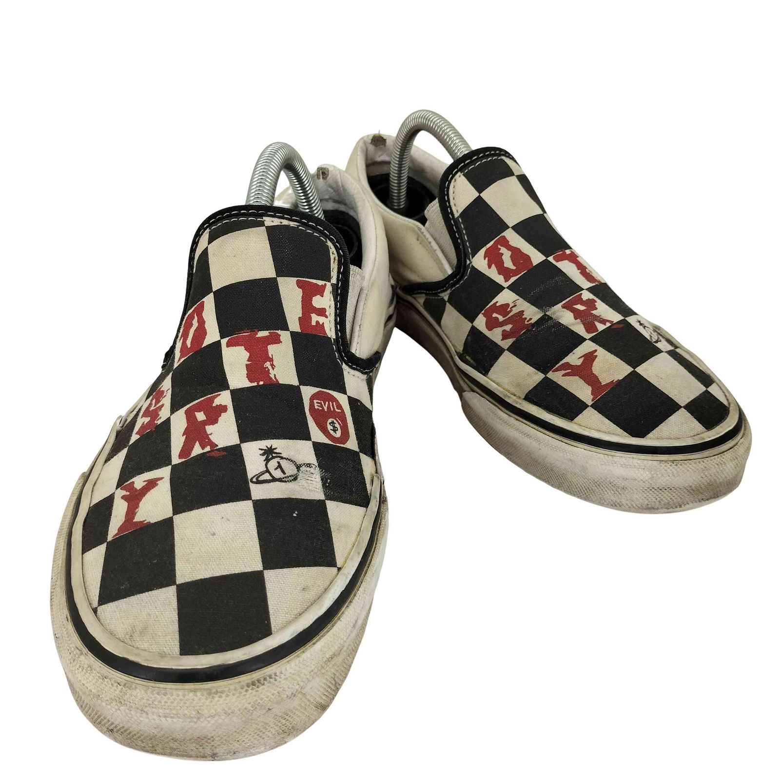 バンズ VANS DESTROY Slip-On チェッカーフラッグ スリッポン メンズ JPN：26.5 