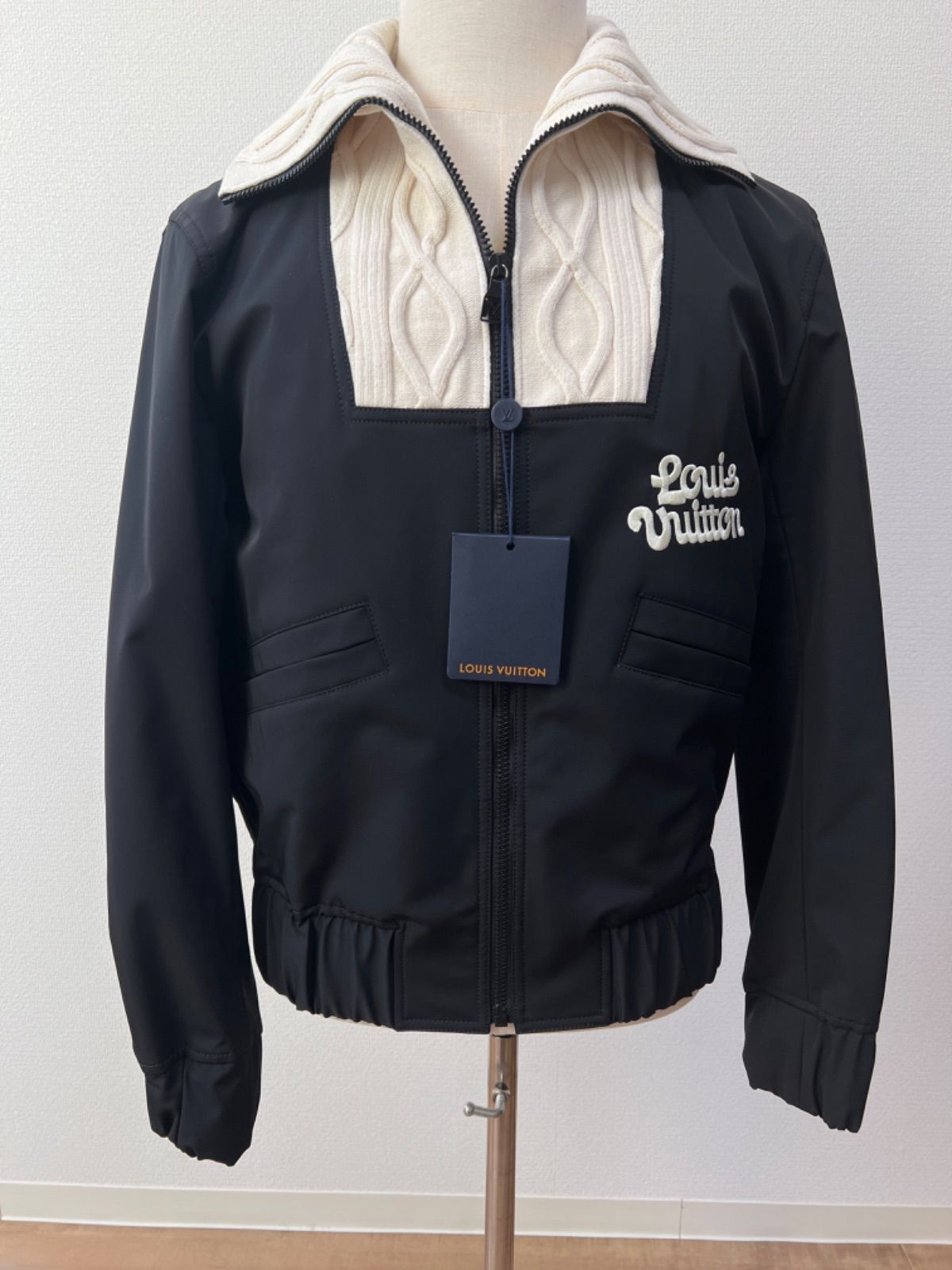 ルイヴィトン 2024SS ニットカラーエンブロイダード テクニカル