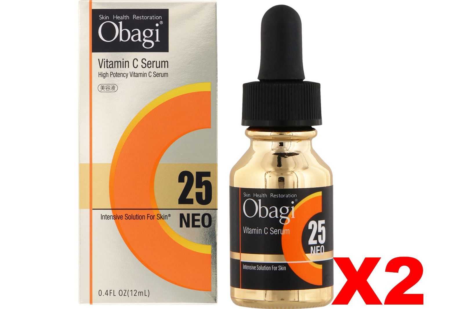 Obagi（オバジ）C25セラムネオ 12ml ロート製薬 美容液 4個セット-