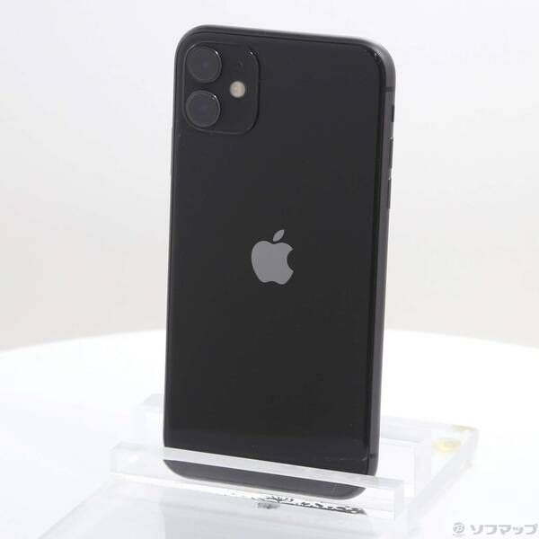 〔 品〕 iPhone11 128GB ブラック MWM02J A SoftBank 371
