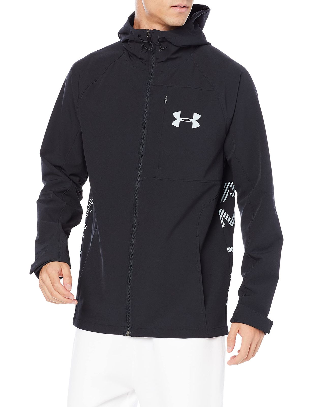 アンダーアーマー UA BRUSHED WOVEN JACKET Black | | L