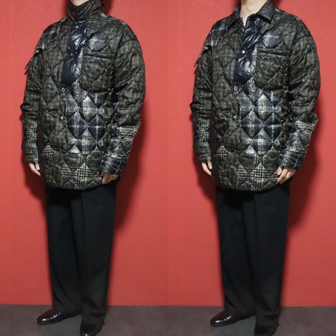CMMN SWDN 19aw パッチワークダウンジャケット
