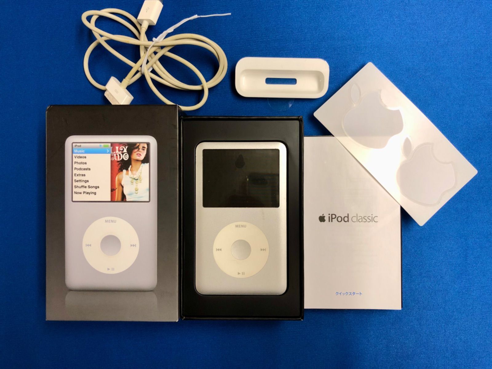 ジャンク iPod classic 80GB 第6世代シルバー 壊れてます（元箱あり
