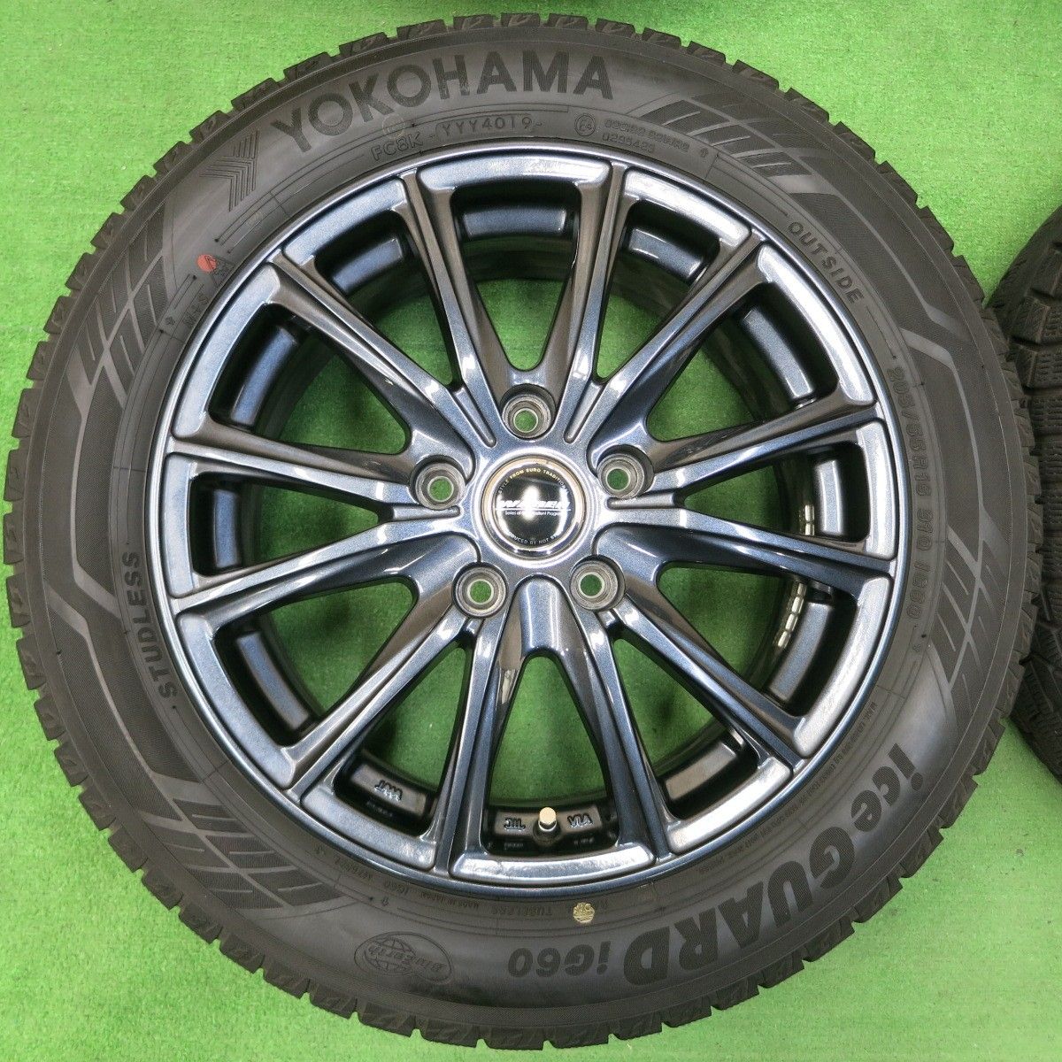 送料無料* バリ溝！キレイ！8.5分☆スタッドレス 205/55R16 ヨコハマ アイスガード iG60 WAREN ヴァーレン 16インチ  PCD114.3/5H☆4042403イス - メルカリ