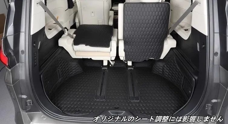 レクサス LM500h 6人乗り 用 防水 トランクマット 高耐久カーゴトレイ 防汚 防滑 ラゲッジマット 5個