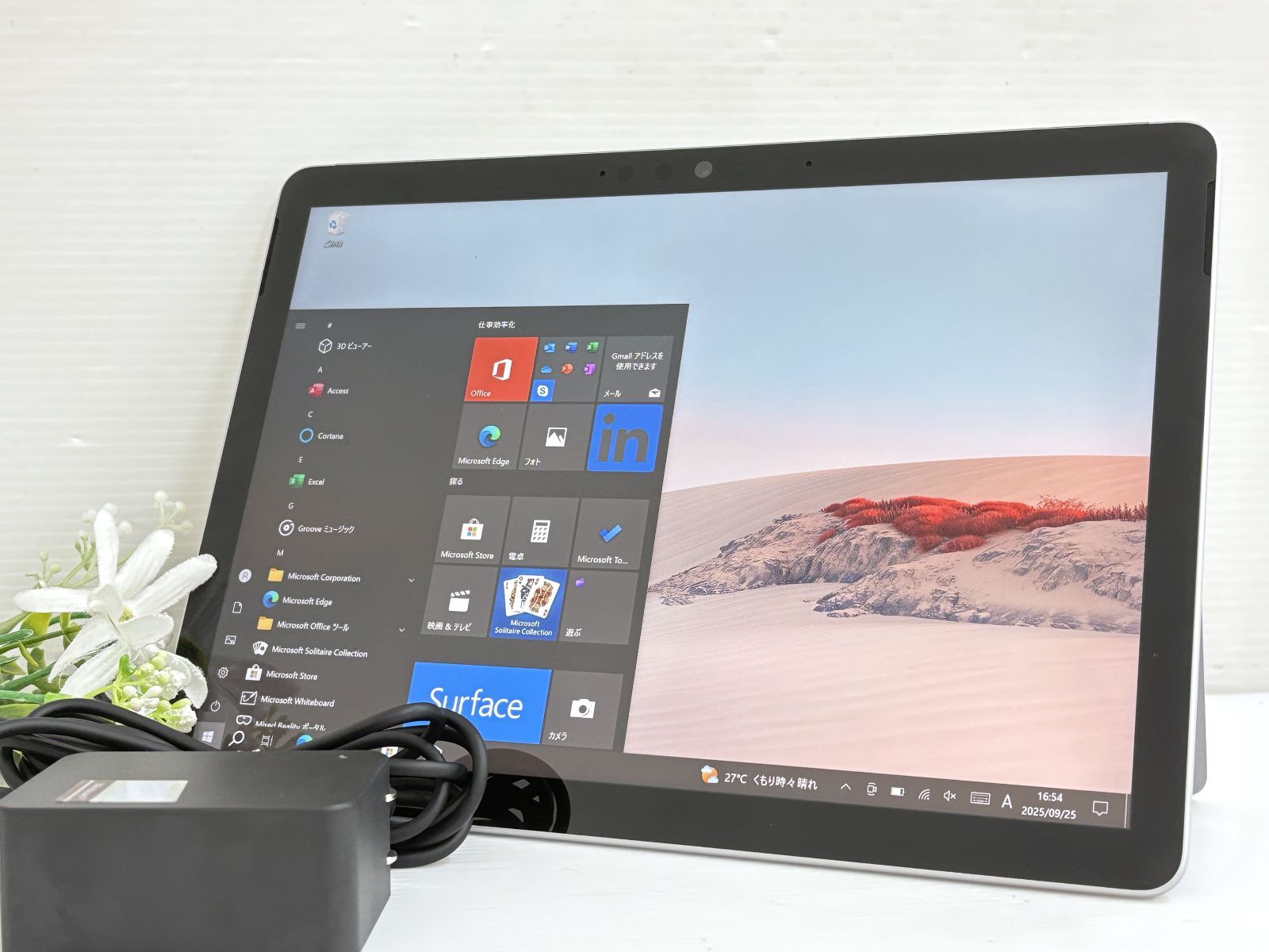 バッテリー良好 Microsoft SURFACE GO2 model 1927 Core M3 8100Y 1.1Ghz|RAM 8GB|SSD 128GB 10.5インチ LTE Advanced Win10 動作品
