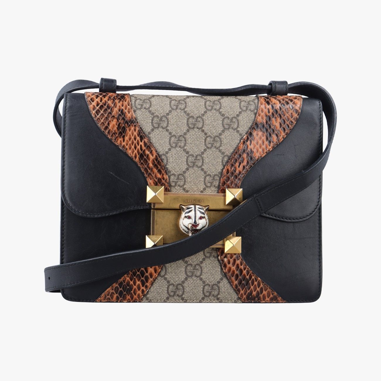 グッチGucciオシリデ マルチカラー PVCコーティングキャンバス