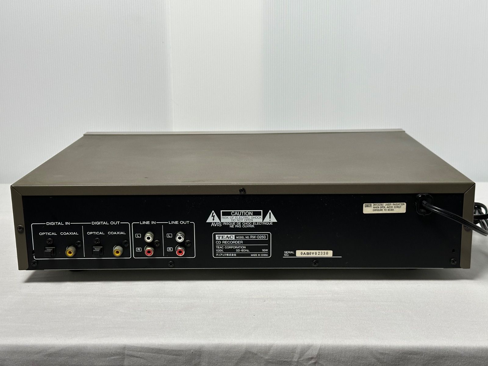 リキ　CDレコーダー　TEAC　RW-D250 Buy TEAC RW-D250 Compact Disc Recorder Online in Australia