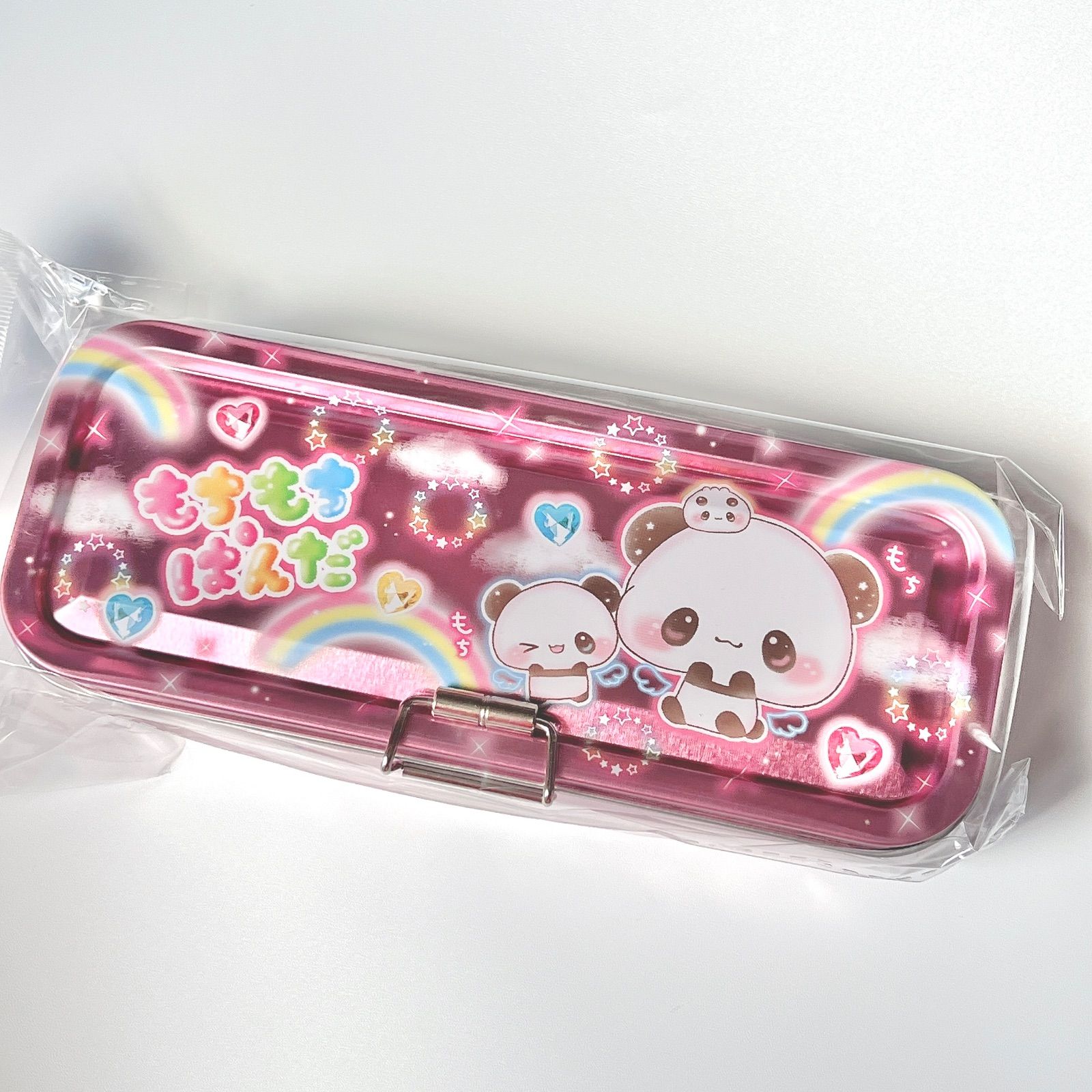 新品】 平成 もちもちぱんだ カンペン 缶ペンケース 平成レトロ 筆箱