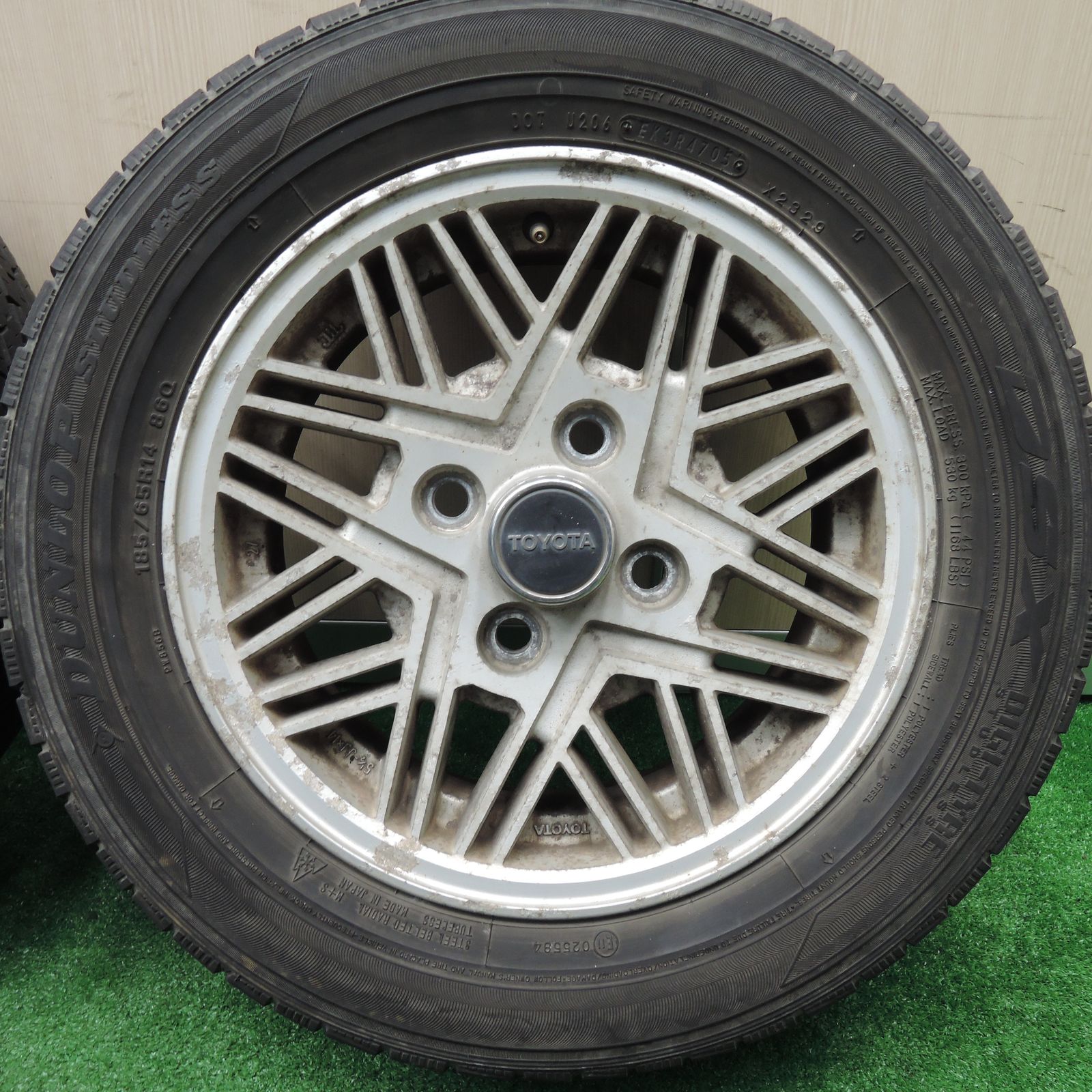 送料無料*希少！レア☆旧車 トヨタ GX71 マーク2 純正 185/65R14 スタッドレス ダンロップ DSX ブリヂストン SF-322  PCD114.3/4H☆4010602HAス - メルカリ