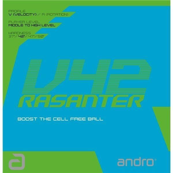 andro（アンドロ） テンションラバー RASANTER V42 ラザンターブイ42赤2.0 andro（アンドロ） テンションラバー RASANTER V42 ラザンターブイ42赤2.0