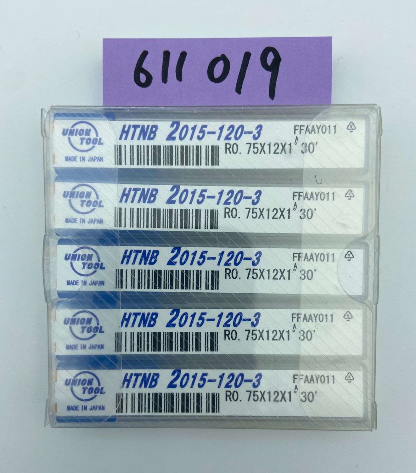 ユニオンツールUNION TOOL HTNB 2015-120-3 R0.75x12 5本セット