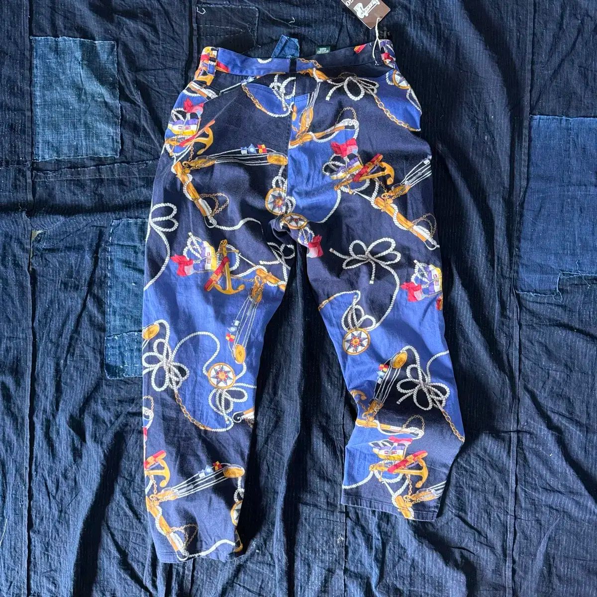 ローレン Ralph Lauren ラルフローレン 航海 セーリング プリント パンツ 6