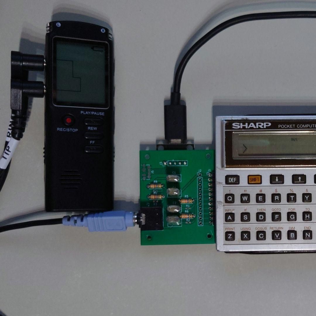 シャープ ポケコン用カセットインターフェース(CE-124相当品) V2.0