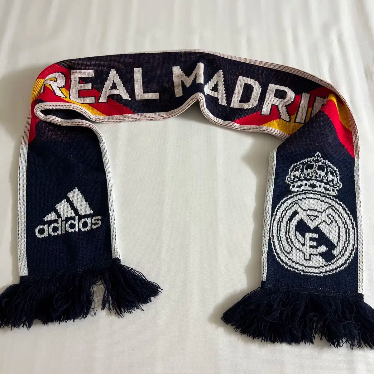 ラウール レアル・マドリード adidas サッカー マフラー アディダス 正規品 adidas(アディダス) レアルマドリード ネイビー マフラー