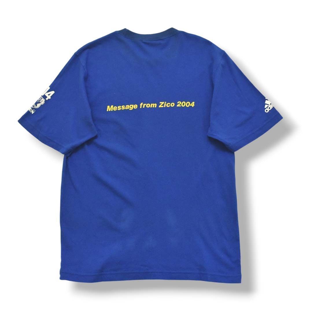 【レア00s_非売品】アディダス×サッカー日本代表 ×KIRIN 青色　L古着 adidas サッカー日本代表 Tシャツ L 番号10 2008 KIRIN - メルカリ