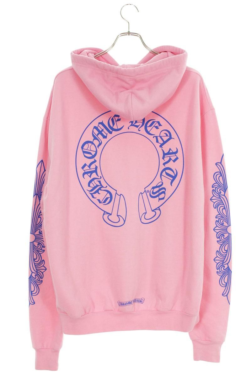 CHROME HEARTS パーカー 袖フローラルホースシュープリント
