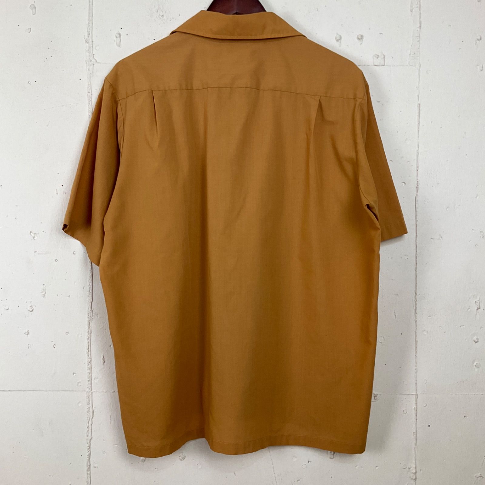 古着】タウンクラフト オープンカラーシャツ 開襟シャツ 厳つく 60s70s 