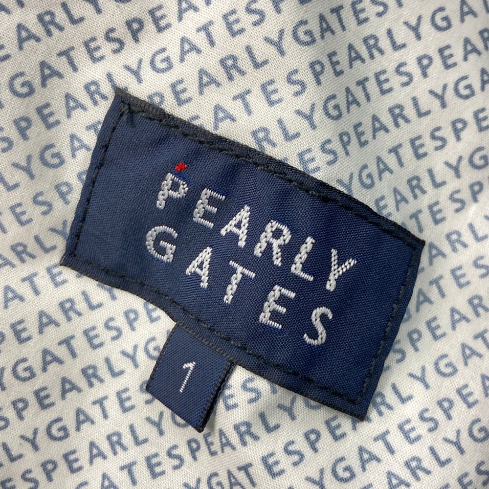 サイズ：1 PEARLY GATES パーリーゲイツ 055-2134312 ミドルプリーツ切替スカート ロゴ刺繍  ネイビー系 [240101526029] ゴルフウェア レディース ストスト サイズ：1 PEARLY GATES パーリーゲイツ 055-2134312 ミドルプリーツ