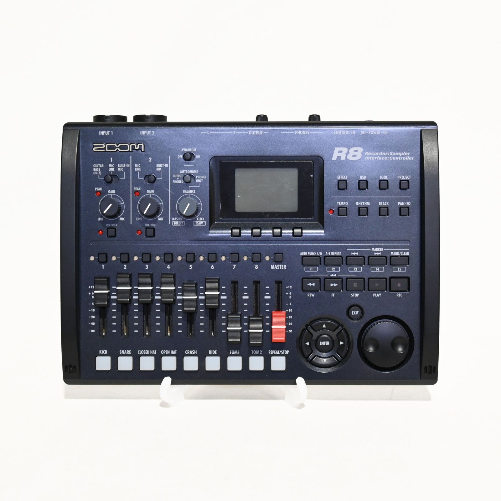 ○ ZOOM R8 マルチトラックレコーダー＋ FS 01フットスイッチ