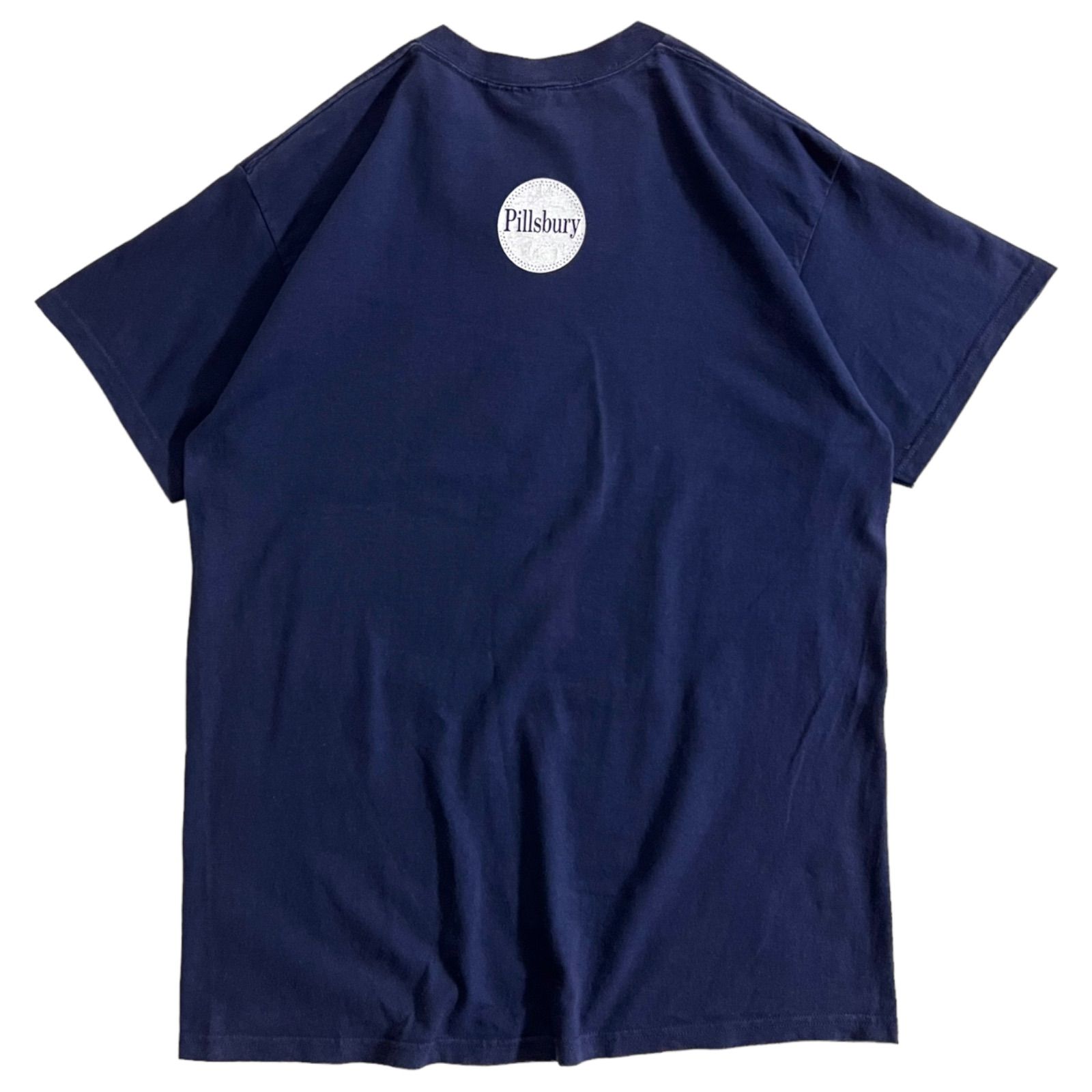 90s USA製 企業 Pillsbury社 Dough Boy キャラクター プリント Tシャツ