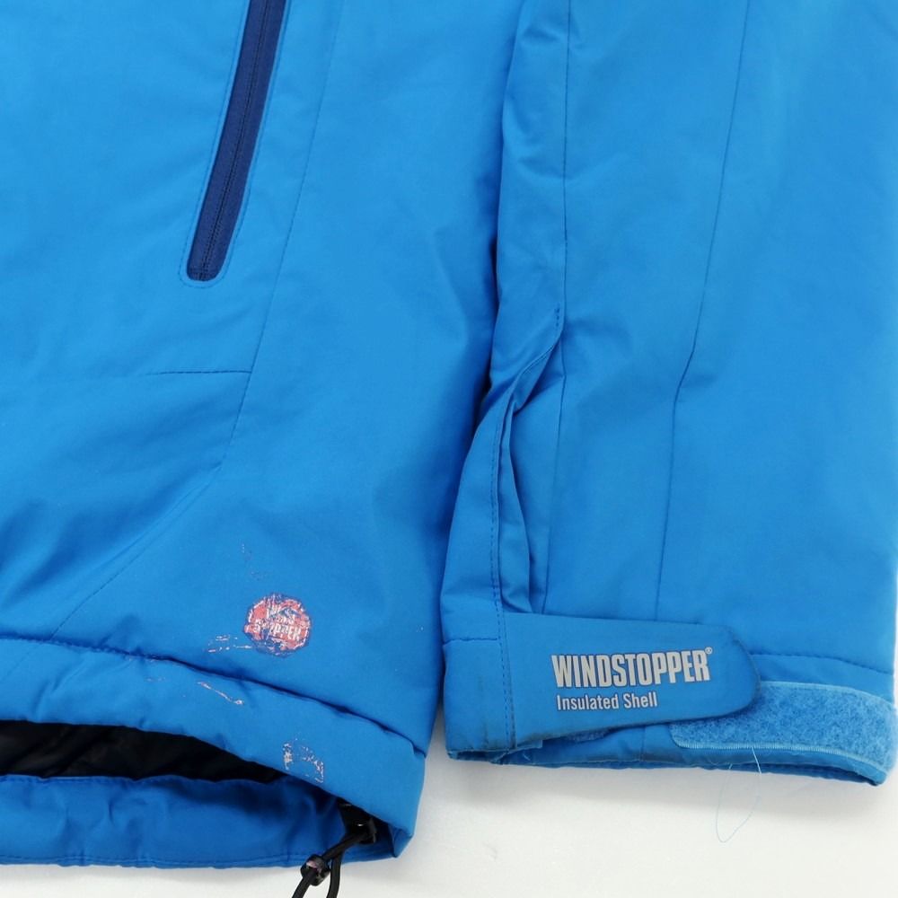 【中古】マムート Mammut ポリエステル WINDSTOPPER PRIMALOFT 中綿ブルゾン シェルジャケット ブルー【サイズS】【メンズ】