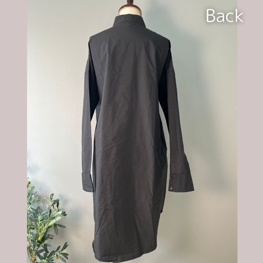 ♡美品♡】styling/ （スタイリング） シャツワンピース 長袖 ブラック 