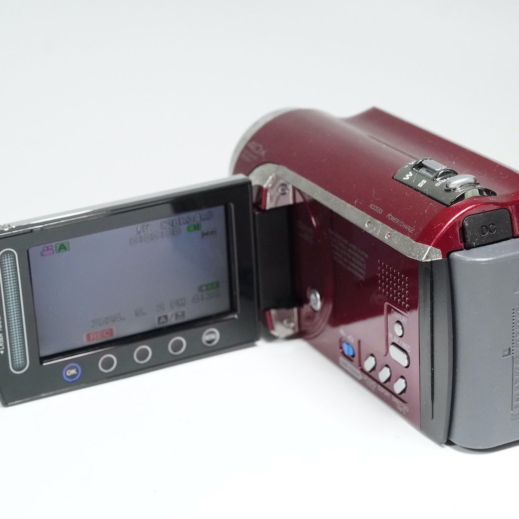 JVC Victor Everio GZ-MG650 レッド 動作OK 1週間保証 /9880 - メルカリ