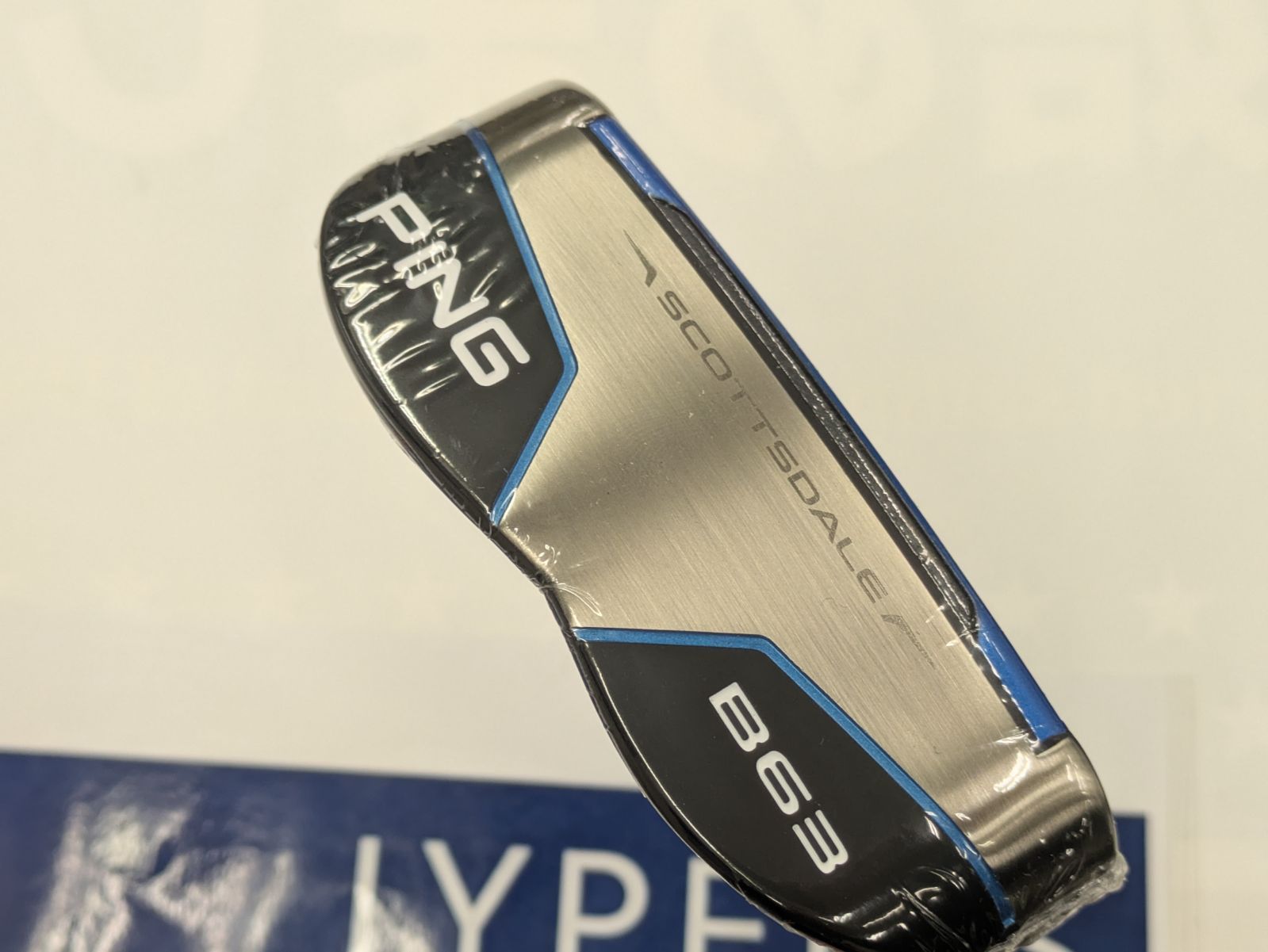 Pt【新品未使用品】PING SCOTTSDALE B63 ビー63　 34インチ　PING SPST TOUR 2.0(PT BLUE)　日本正規品（葛西店）