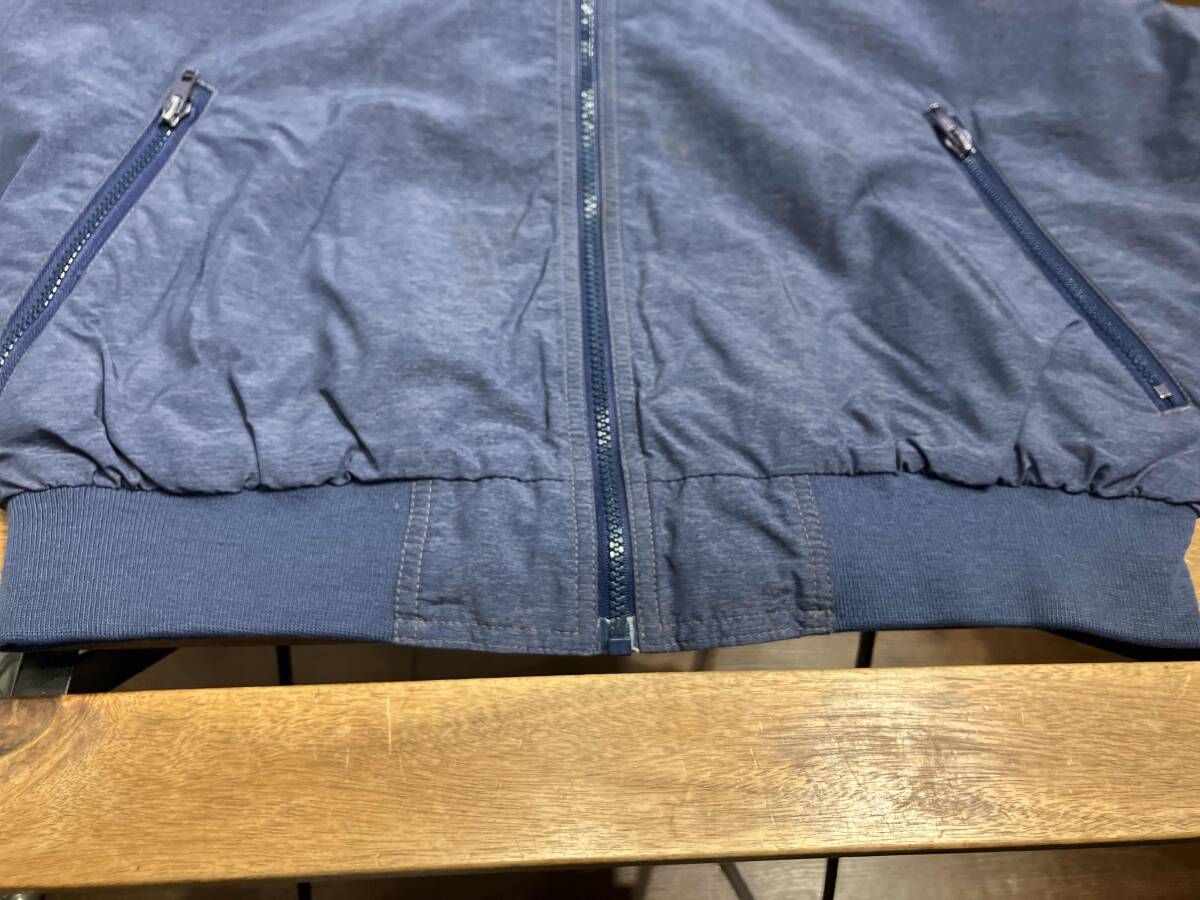 80-90s Eddie bauer usa製 size M ウォームアップジャケット ネイビー