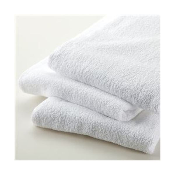 まとめ 業務用バスタオル ホワイト 1枚 ×20セット