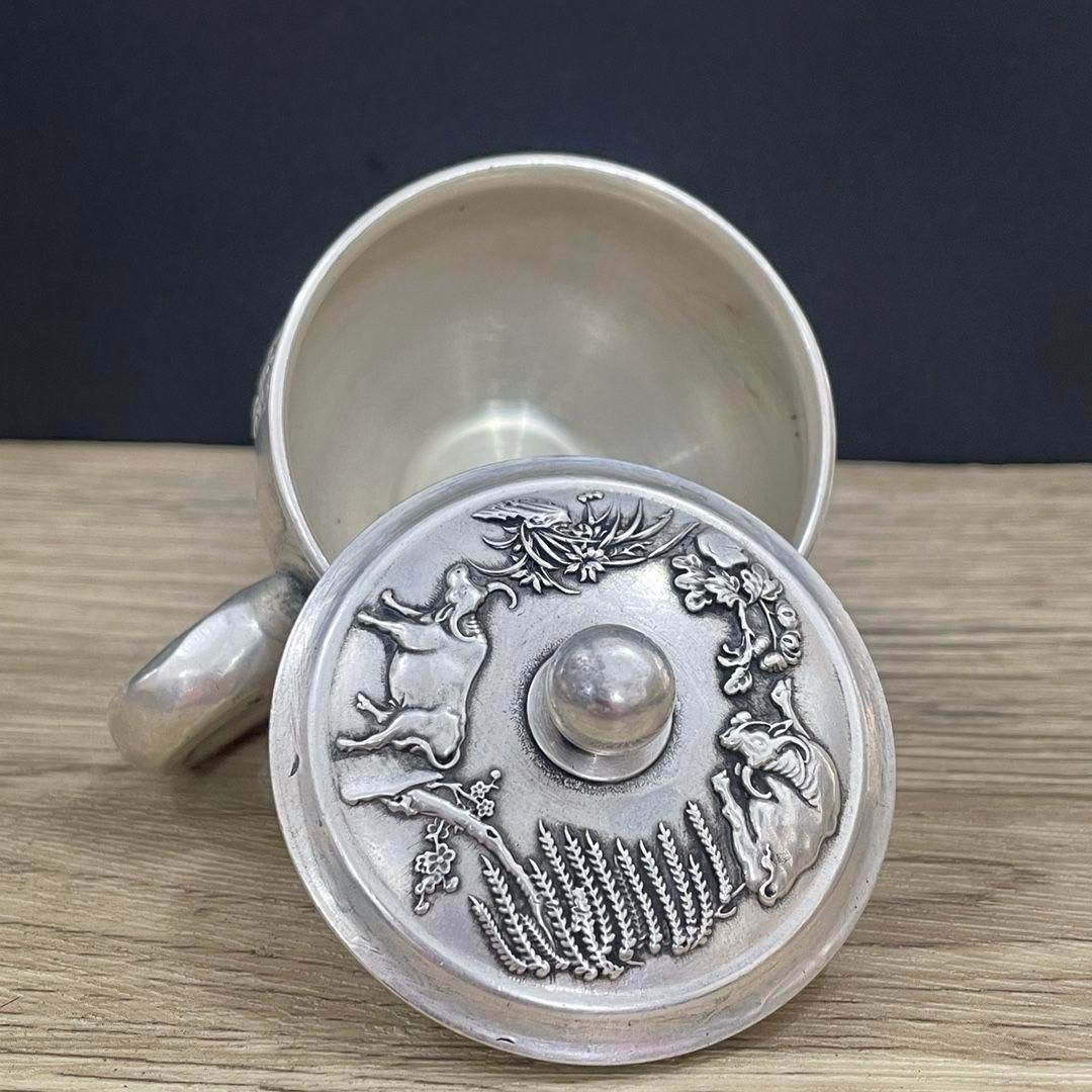 銅製 牛壷 茶道 置物 茶道具 香道具 装飾品 工芸品 美術品