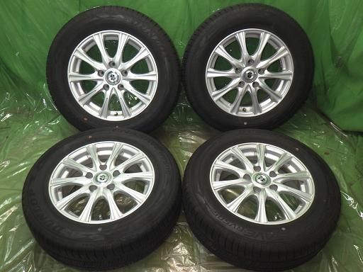 【中古】21年製 Weds JOKER 15インチ ダンロップ エナセーブRV505