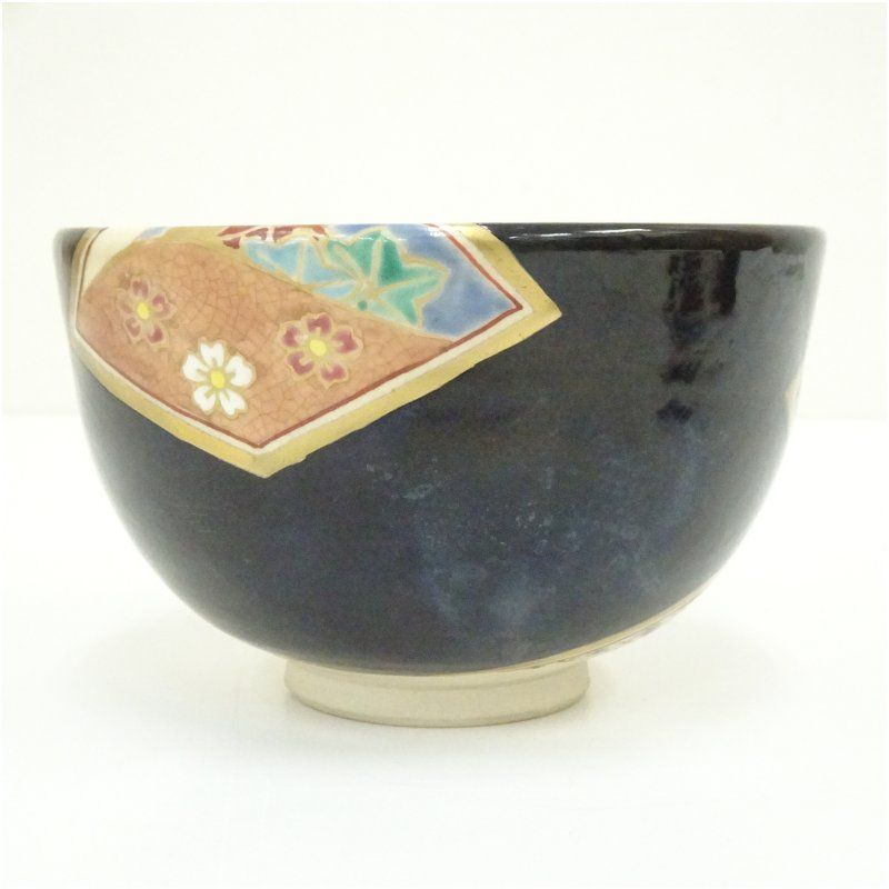 抹茶茶碗　松の絵　高台寺窯　黒茶碗 茶器/茶道具 抹茶茶碗】 黒楽茶碗 松 高台寺窯 – 今屋静香園