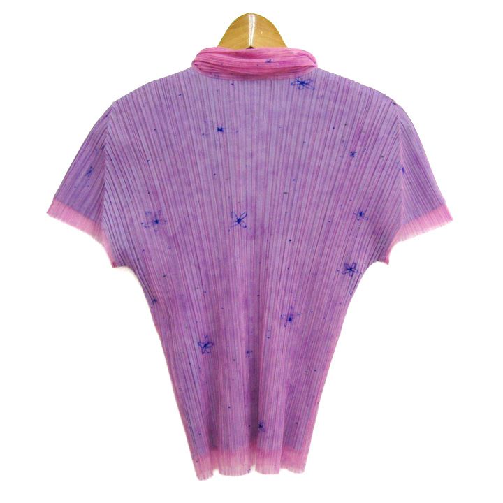 イッセイミヤケプリーツプリーズ 半袖シャツ ピンク