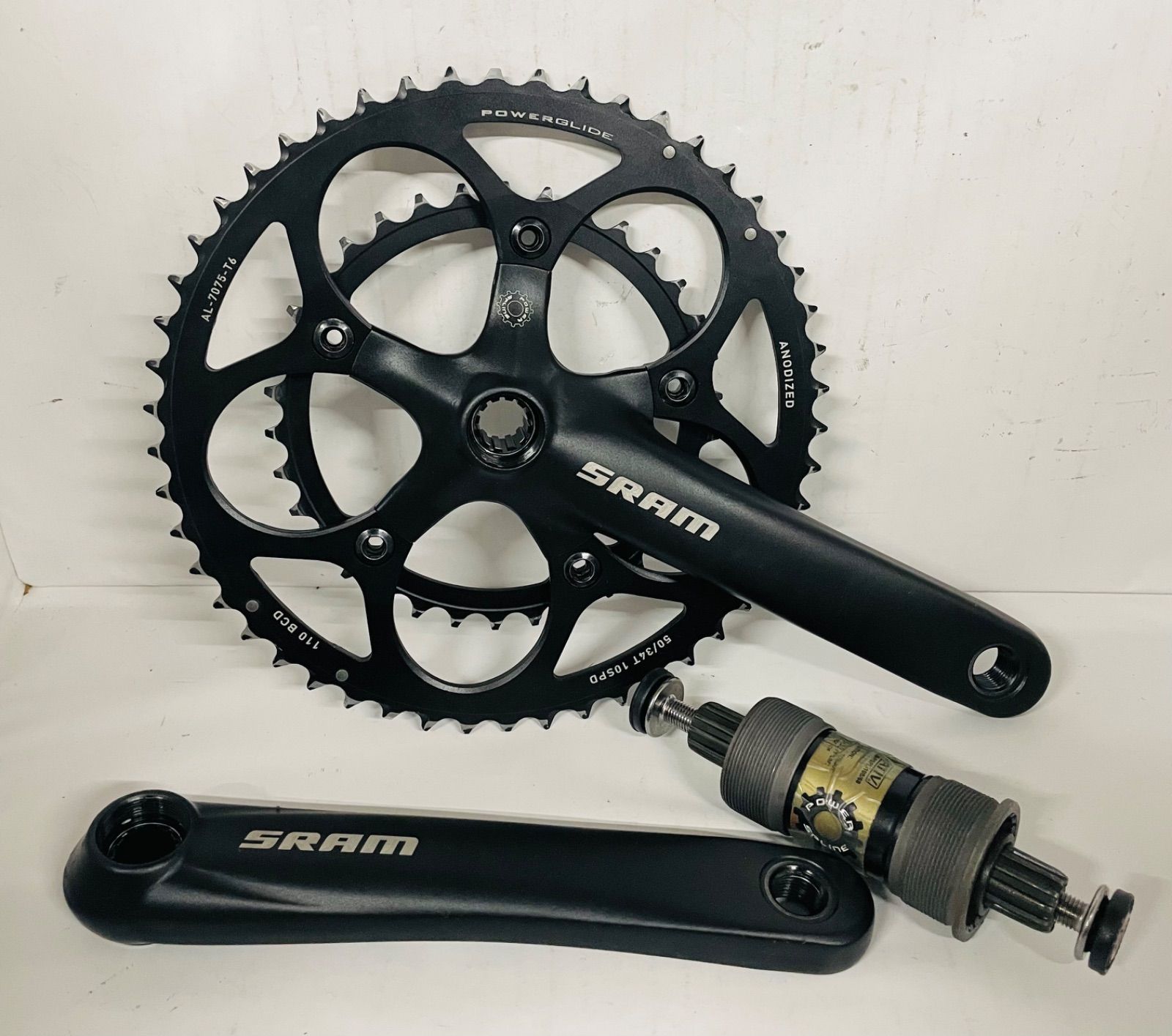 sram apex 10S グループセット スラム レバー クランク コンポ - メルカリ