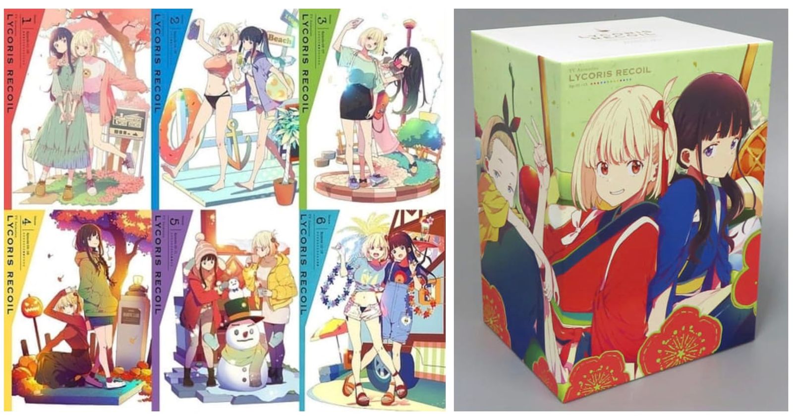 Blu-ray】リコリス・リコイル 完全生産限定版 全6巻セット全巻 Blu-ray】リコリス・リコイル 完全生産限定版 全6巻セット全巻