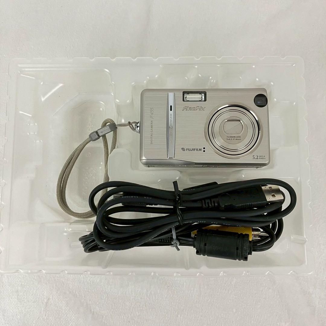 FUJIFILM FinePix F455 DIGITALCAMERA シルバー コンパクトデジタル